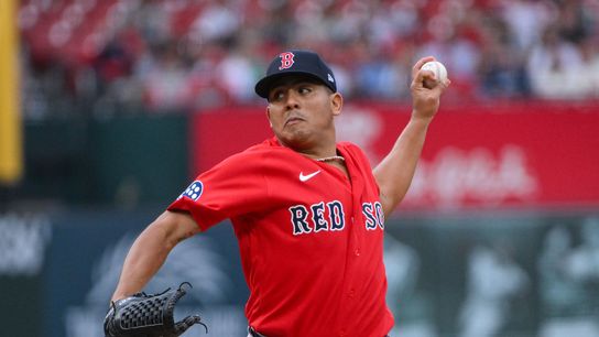 Red Sox ride Ranger Suárez's breakout start, ninth-inning surge to beat Cardinals 7-1 taken at BSJ Headquarters (Red Sox). Photo by Jeff Curry-Imagn Images